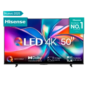 Hisense 50 Inch QLED Smart 4K UHD Frameless TV – Q6 Series 50Q6QKEN