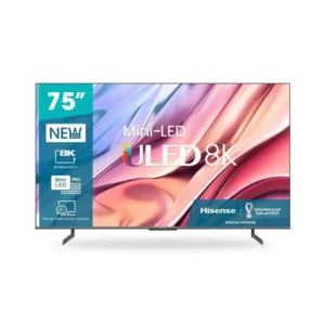 Hisense 75 Inch 8K ULED Mini-LED VIDAA Smart TV – U8 Series 75U80H