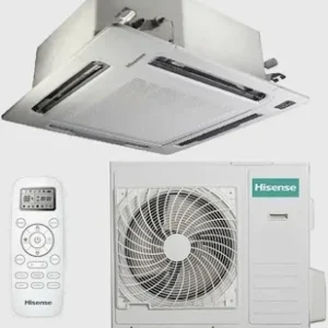 Hisense 36000 BTU Cassette Air Conditioner (Indoor & Outdoor Unit) – AUC-36HR4SKA / AUW-36H4SD