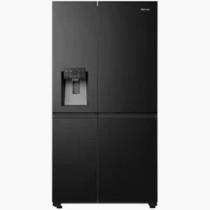 Hisense 628L Side-by-Side Refrigerator with Water Dispenser & Ice Maker Black – REF628DR