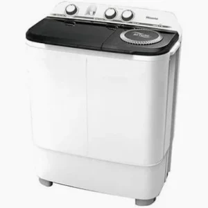 Hisense 8.5Kg Semi-Automatic Twin Tub Washing Machine White – 8SE801S
