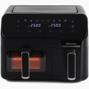 Hisense 8L Dual Basket Air Fryer 2700W Black – H08AFBK2S1
